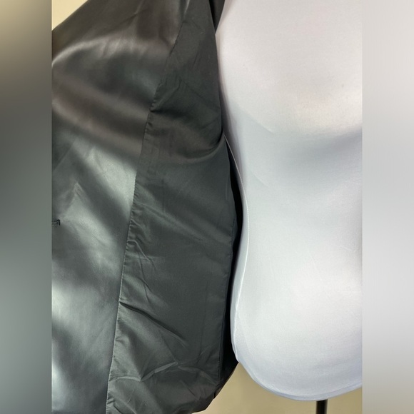NWT Laundry By Shelli Segal Polyurethane Notched Collar Single Button Blazer S - Picture 8 of 15